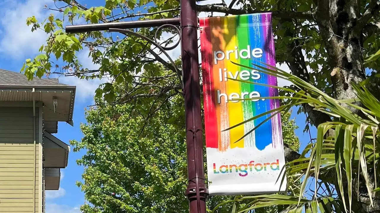 Langford Pride banners vandalized in first 24 hours displayed: councillor