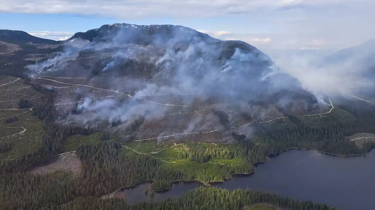 Sayward wildfire at 160 hectares, suppression making 'good progress'