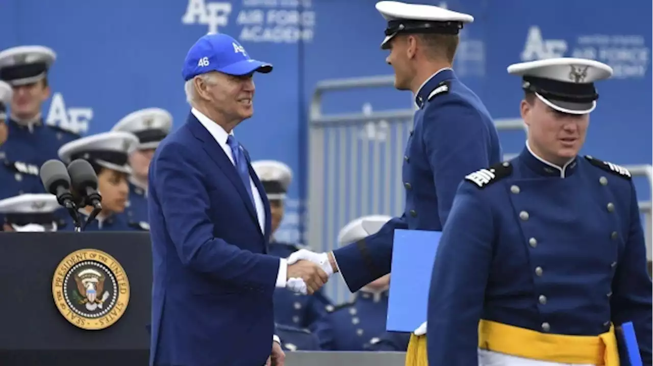 White House says Biden is 'fine' after he tripped and fell on stage at Air Force graduation