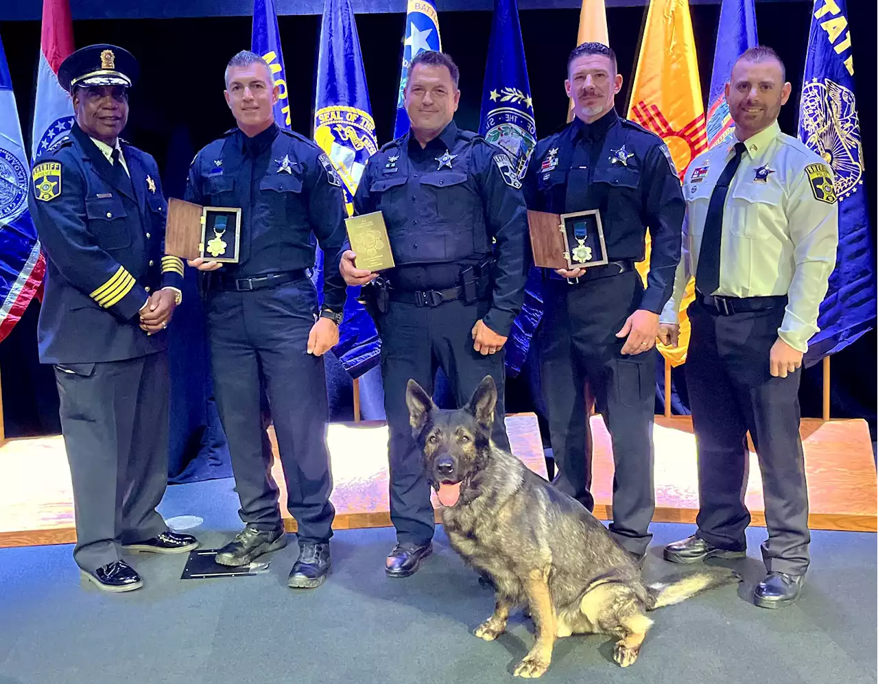 3 Lake County deputies and a canine cop receive medals of honor