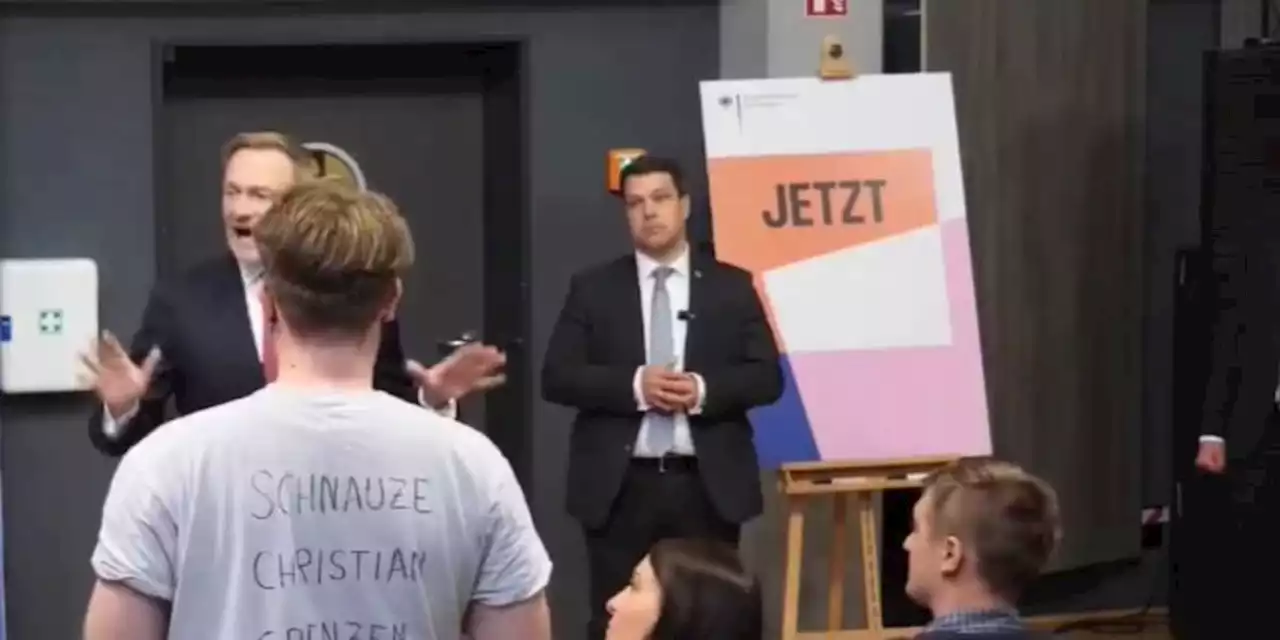 FDP-Bürgerdialog in Münster: Aktivisten wollen Lindner bloßstellen - Video