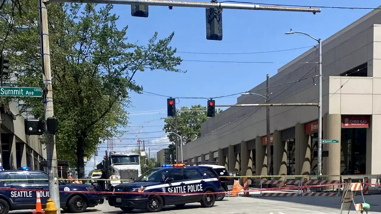 Police investigate shooting that possibly escalated into a robbery in Seattle's First Hill neighborhood