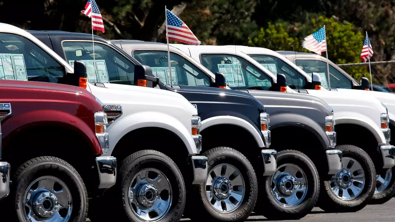 Ford trucks helped drive sales up 10.7% in May as EVs slip