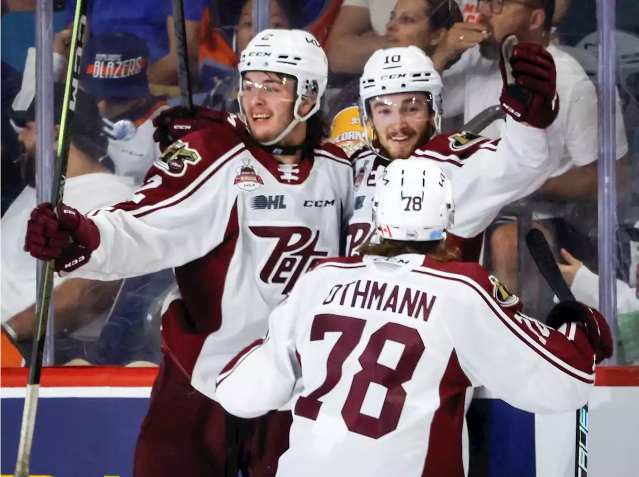 Avon’s OT winner lifts Petes to 5-4 win over Blazers, Memorial Cup semifinal berth