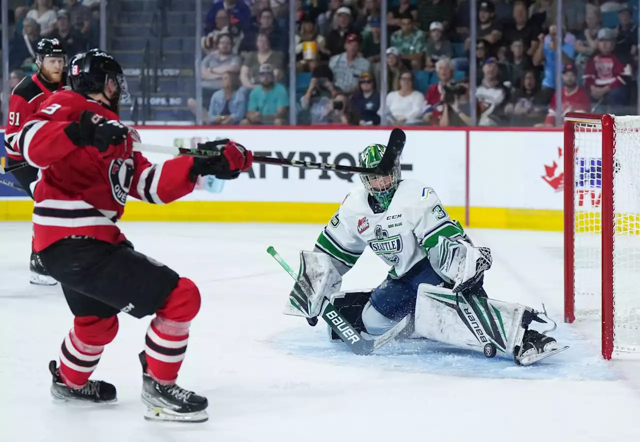 Goaltender Thomas Milic starring for Thunderbirds at Memorial Cup