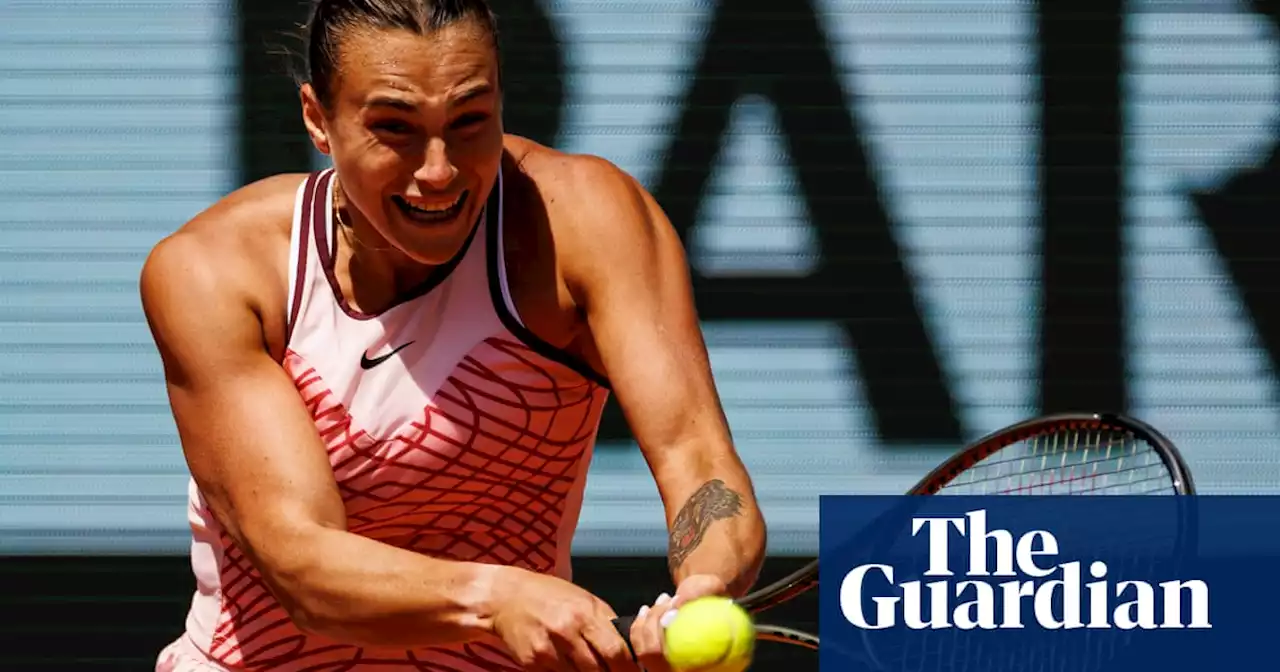 Aryna Sabalenka opts out of media duties for sake of her ‘mental health’