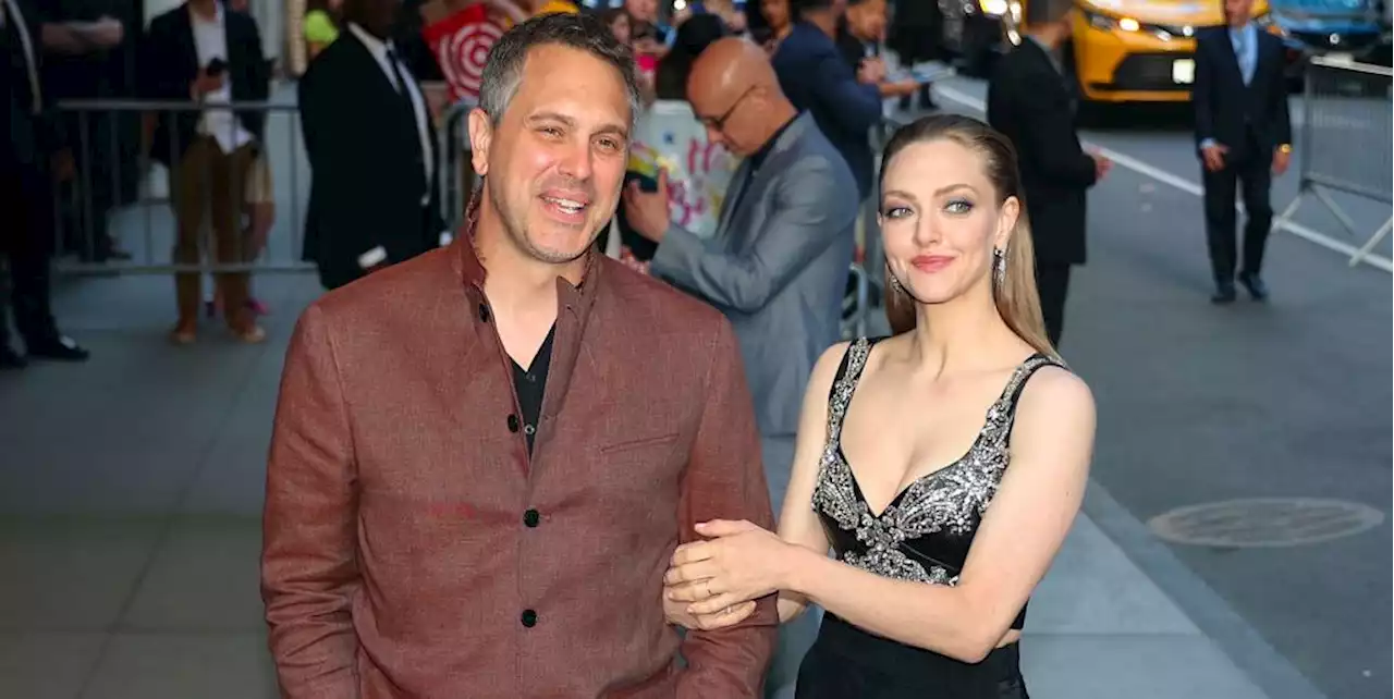 Amanda Seyfried’s Party Look Includes a Leather Bustier Embellished With Crystals