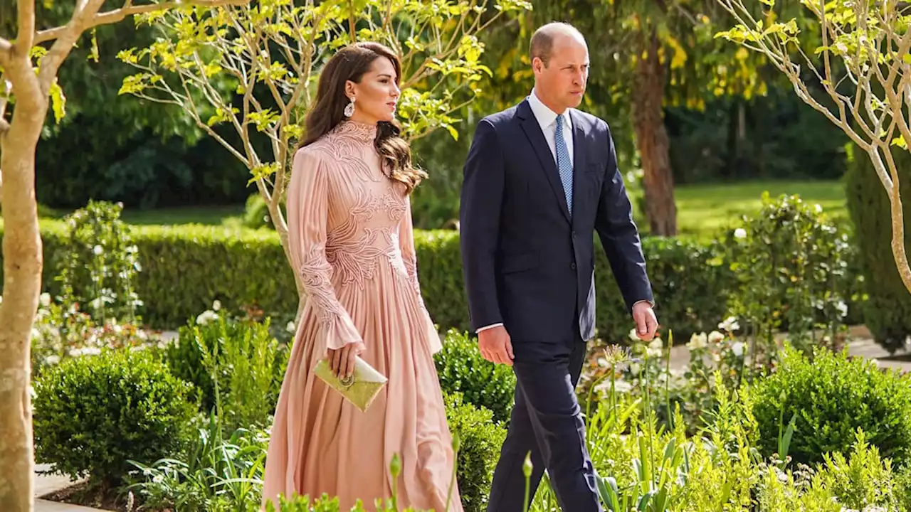 The Prince and Princess of Wales lead guests at Jordan royal wedding - best photos