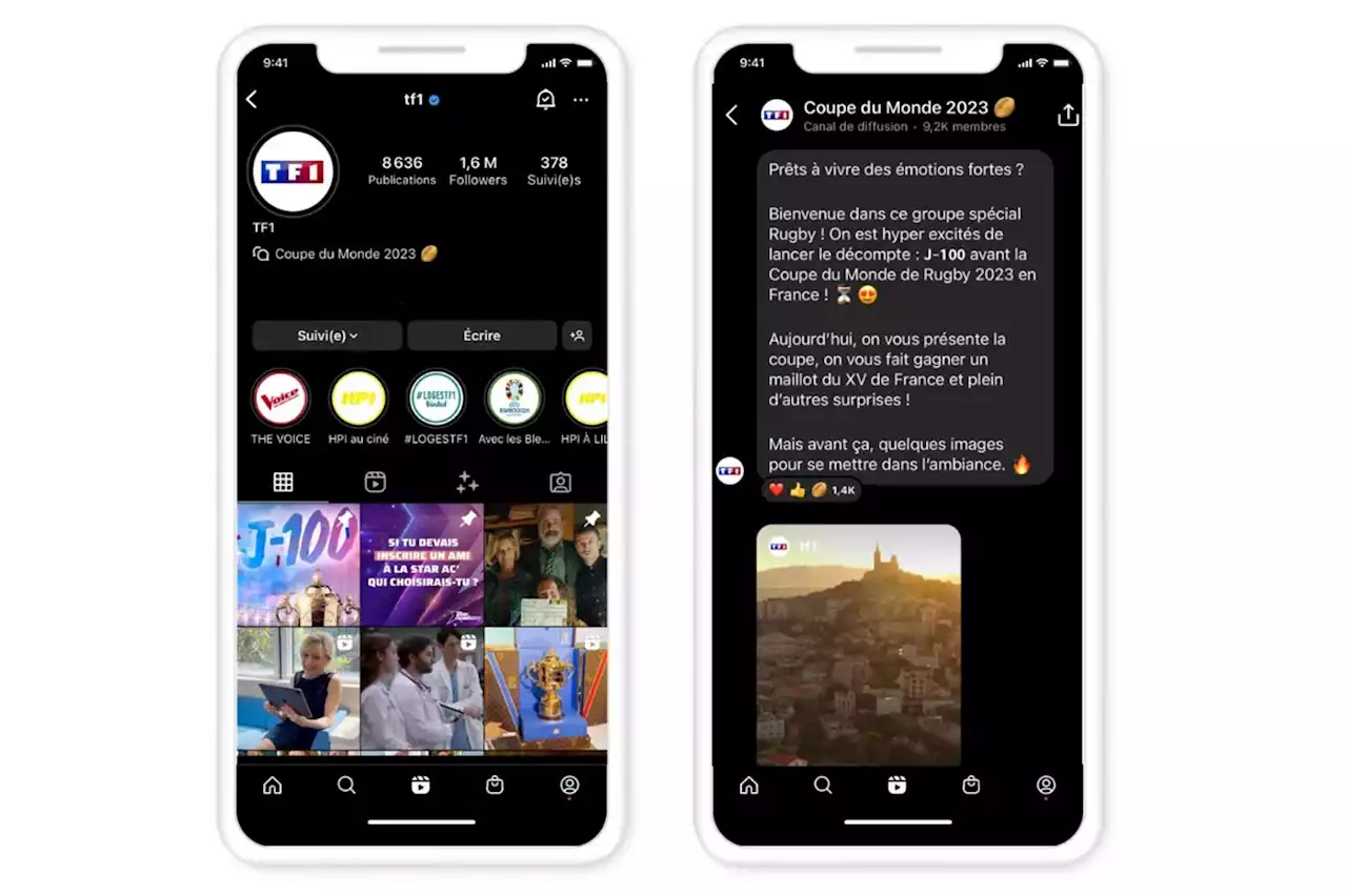 Coupe du monde de rugby 2023 : TF1 inaugure une nouvelle fonctionnalité Instagram