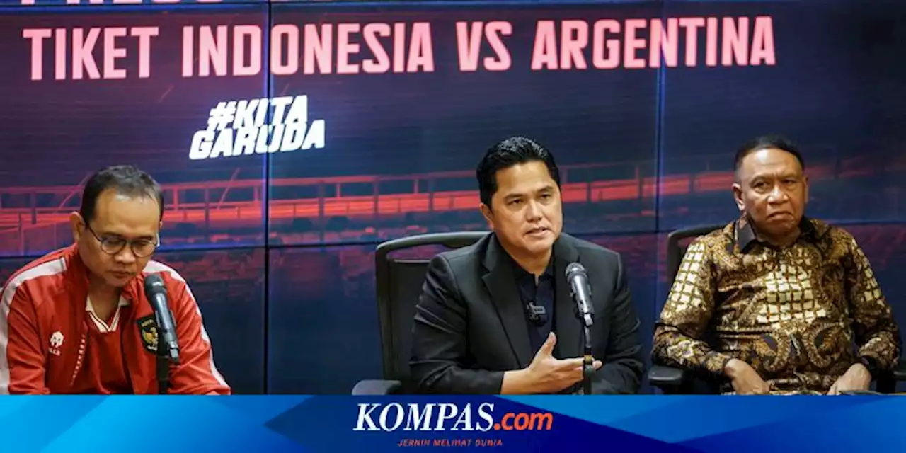 Tiket Indonesia Vs Argentina, Bisa Jadi Rebutan Suporter Asia