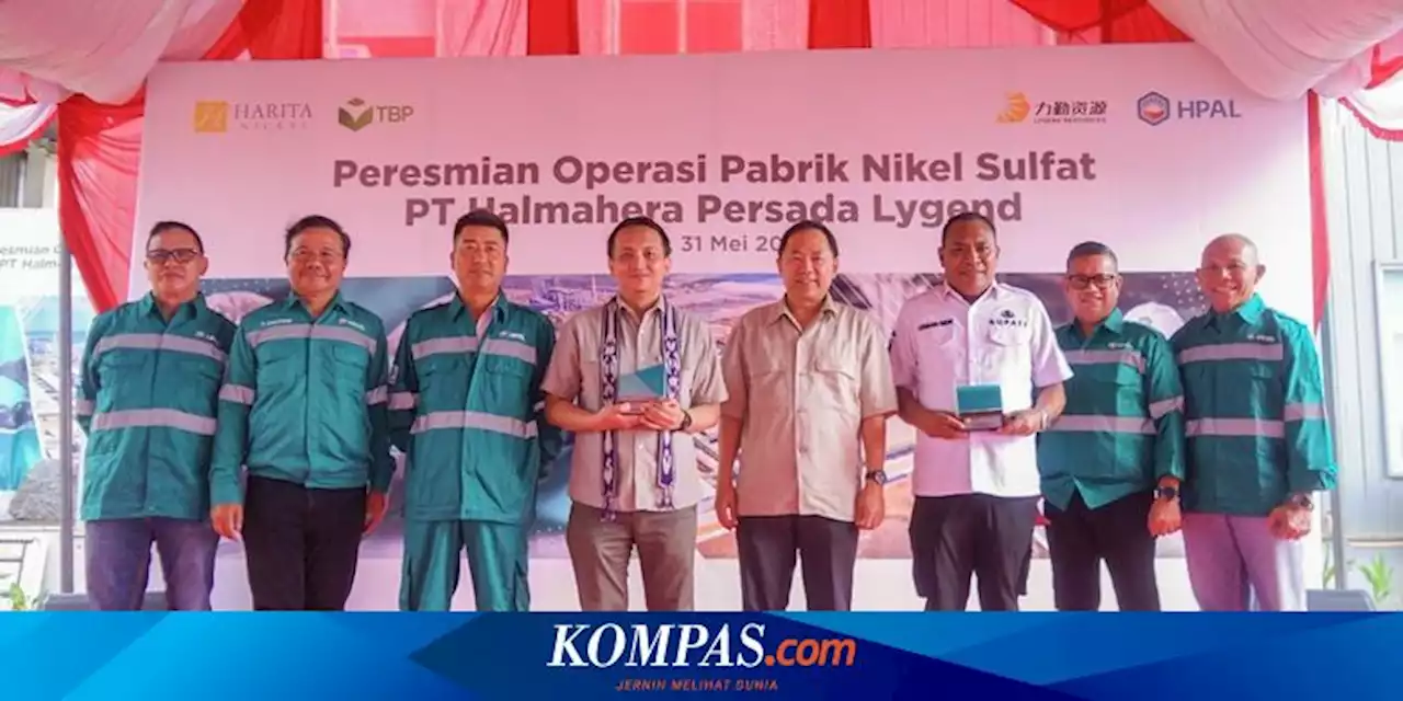 Indonesia Resmi Punya Pabrik Bahan Baku Baterai Kendaraan Listrik