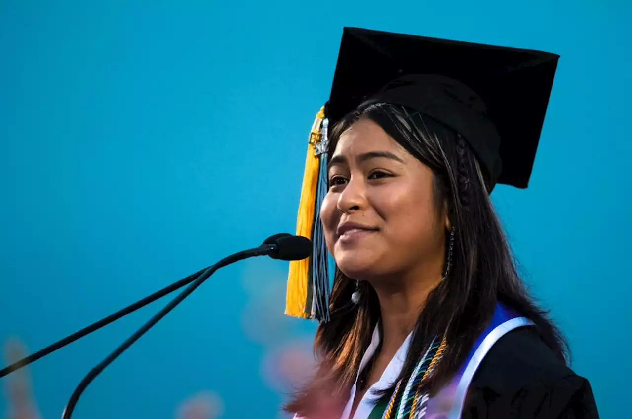 High fives for ‘Highlanders’ graduation at Granada Hills Charter High School