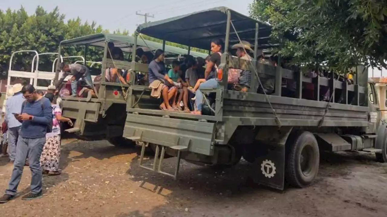 En Frontera Comalapa, 600 personas regresan a sus hogares