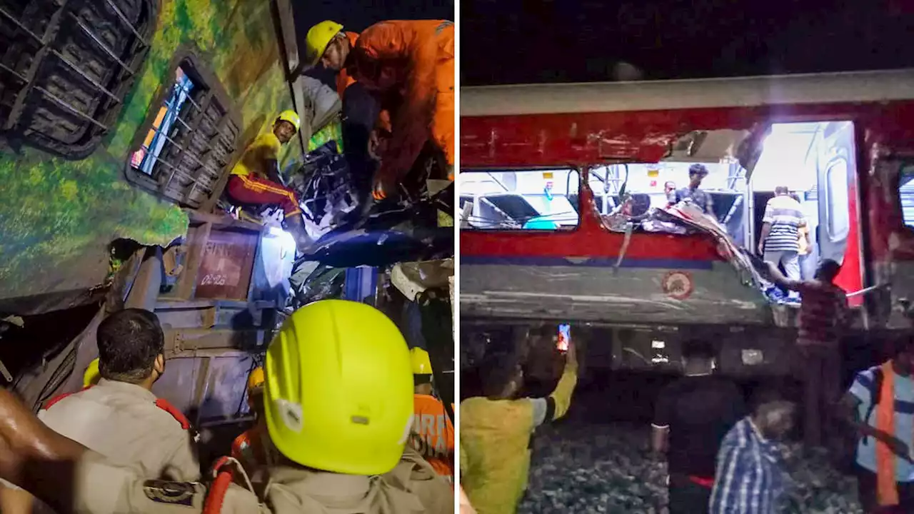 Horror train crash in India leaves at least 80 dead and over 850 injured