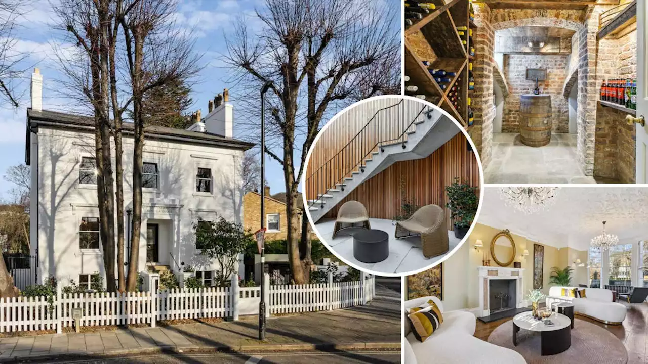 Inside the £6.25m Grade II listed mansion boasting a 'charcuterie room', dumb waiter and sunken outdoor garden staircase