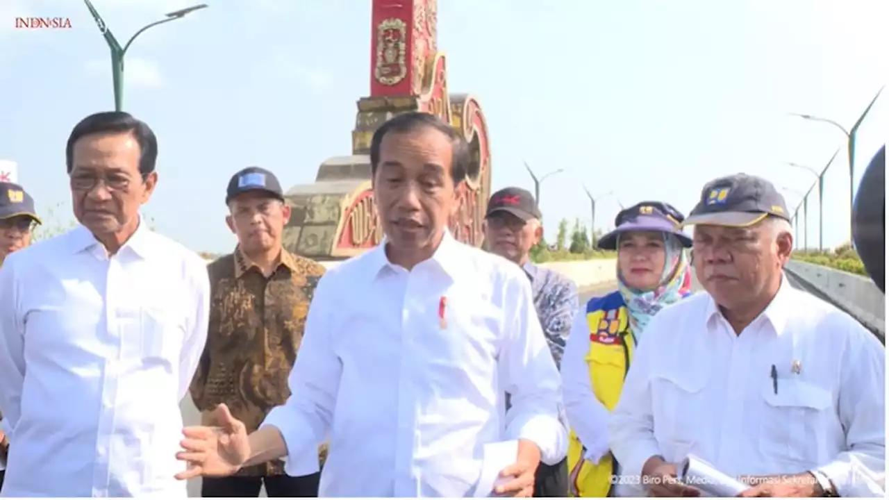 Resmikan Jembatan Kretek II Bantul, Jokowi Optimis Jalur Lintas Selatan Segera Rampung