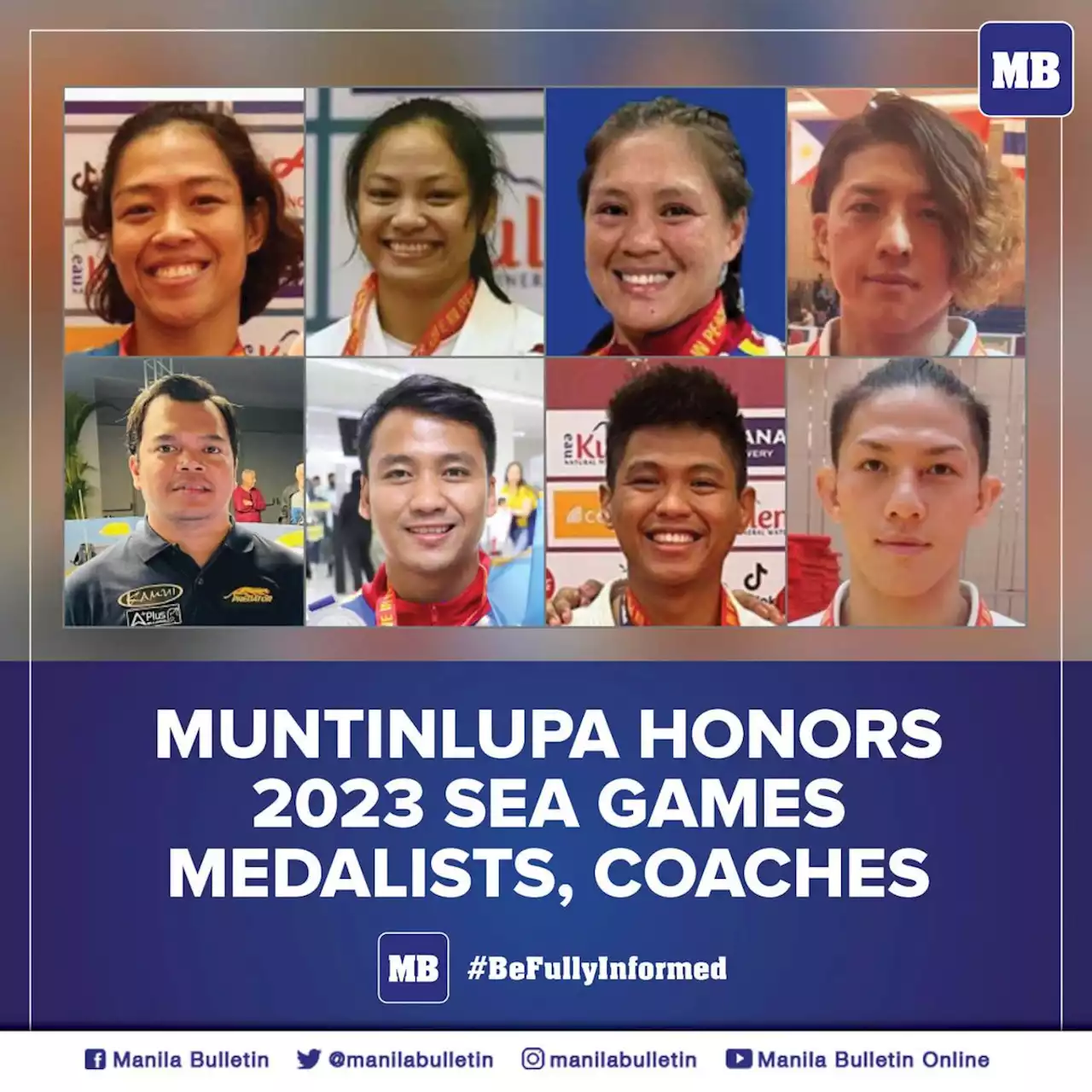 Muntinlupa honors 2023 SEA Games medalists, coaches