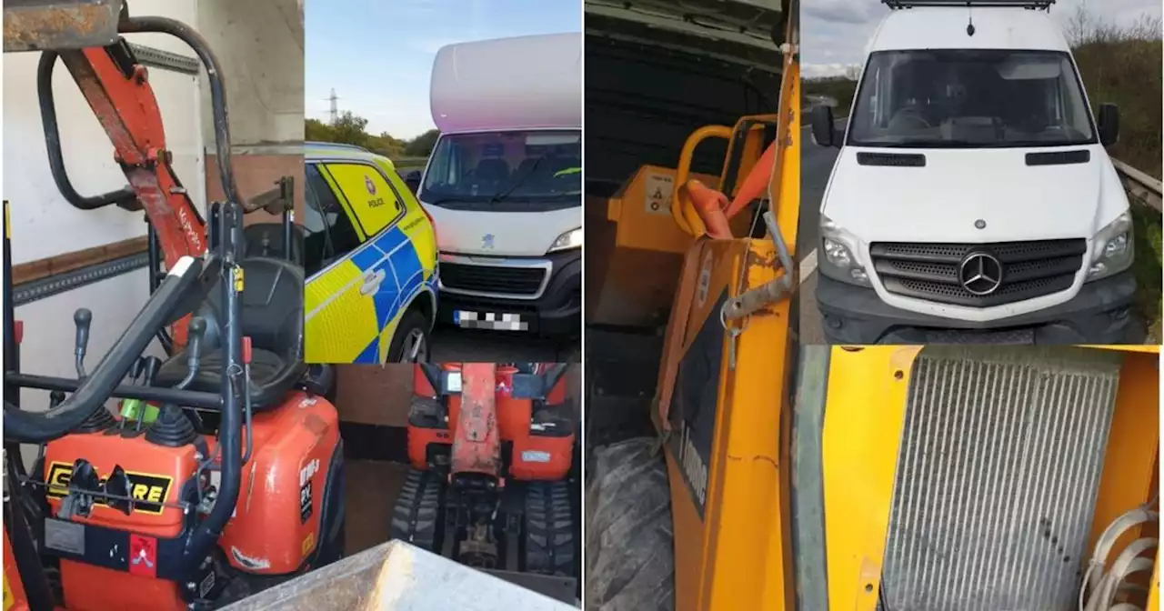 Police intercept suspected plant machinery being moved across counties