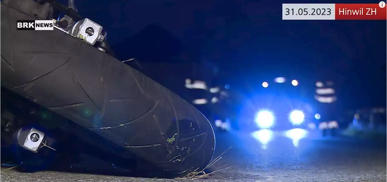 Hinwil ZH: Crash zwischen zwei Motorrädern – Töfffahrer (†30) stirbt (Video)