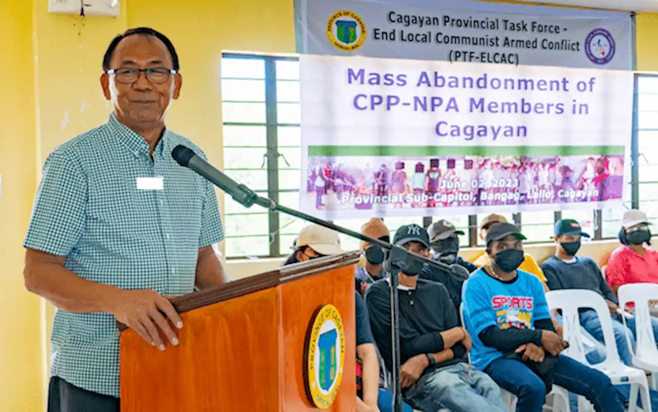 2 missing youth among 20 rebel returnees in Cagayan