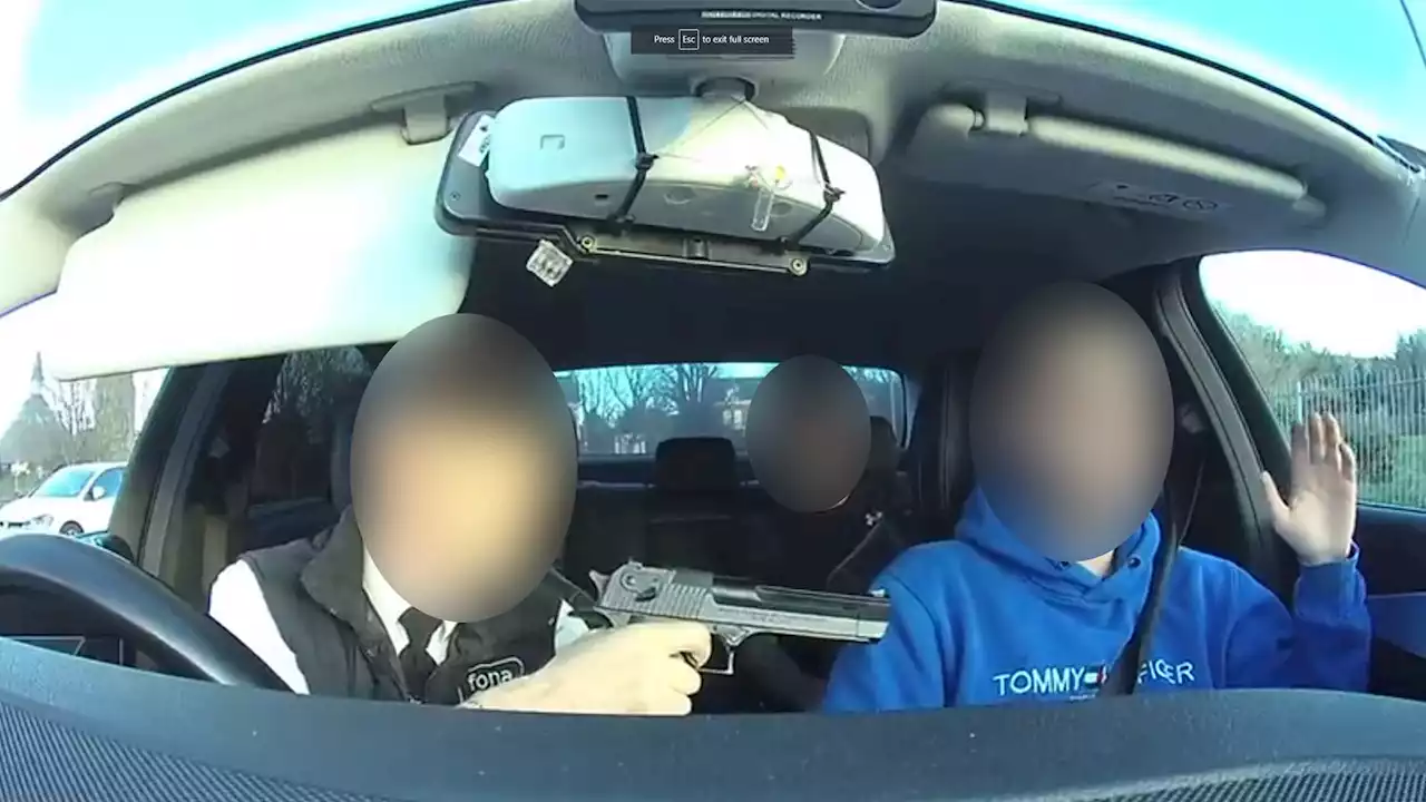 Arrest over taxi 'gun' video after Belfast firm sacked driver