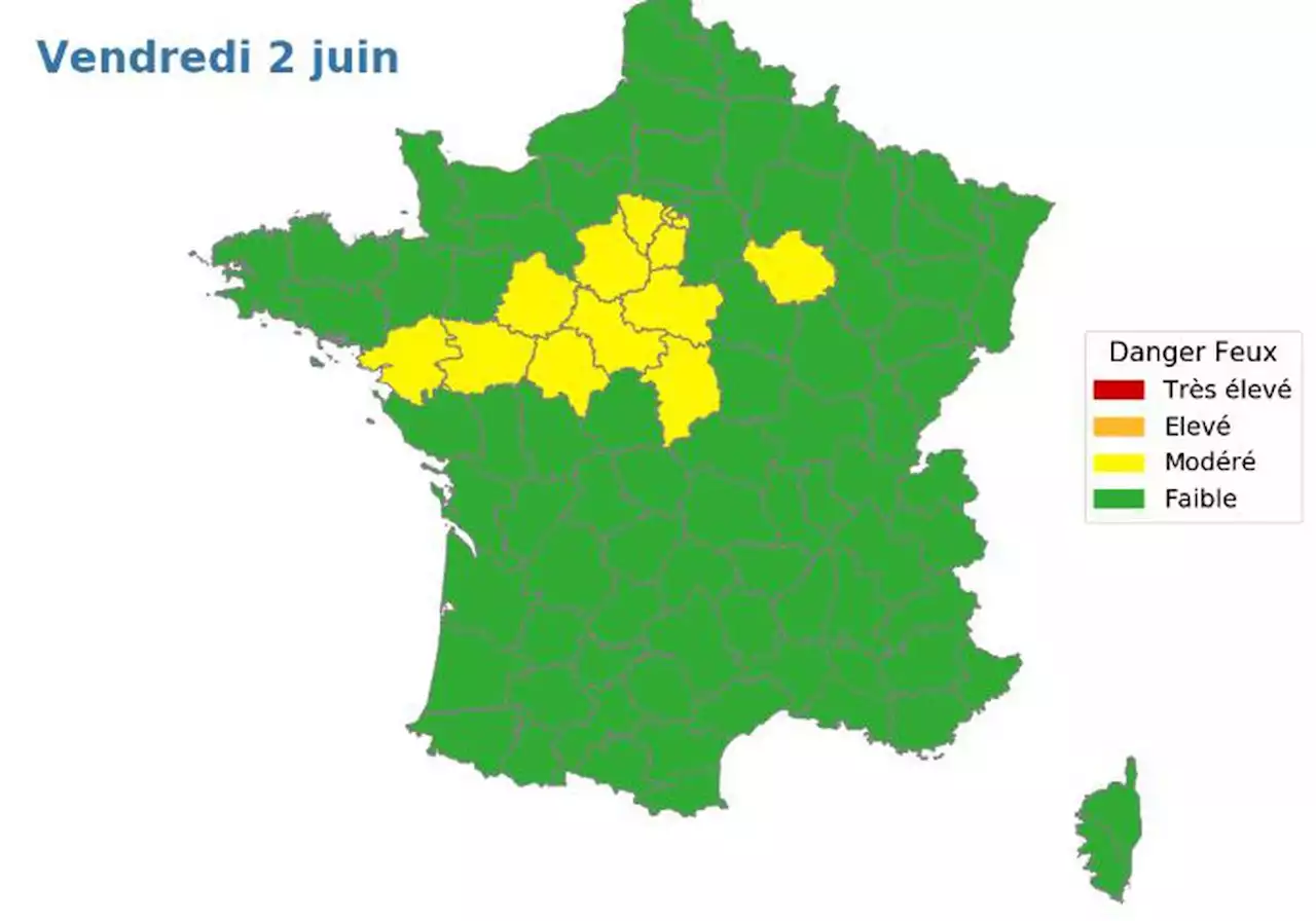 Incendies en France : voici la première Météo des forêts, 14 départements en risque modéré