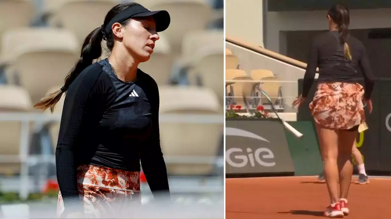 Tennis: Världstrean Jessica Pegula utslagen ur Franska öppna