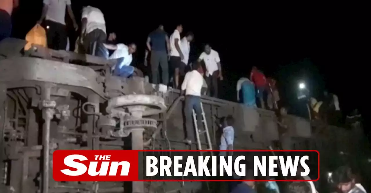 At least 50 feared dead & hundreds injured after horrific train crash in India