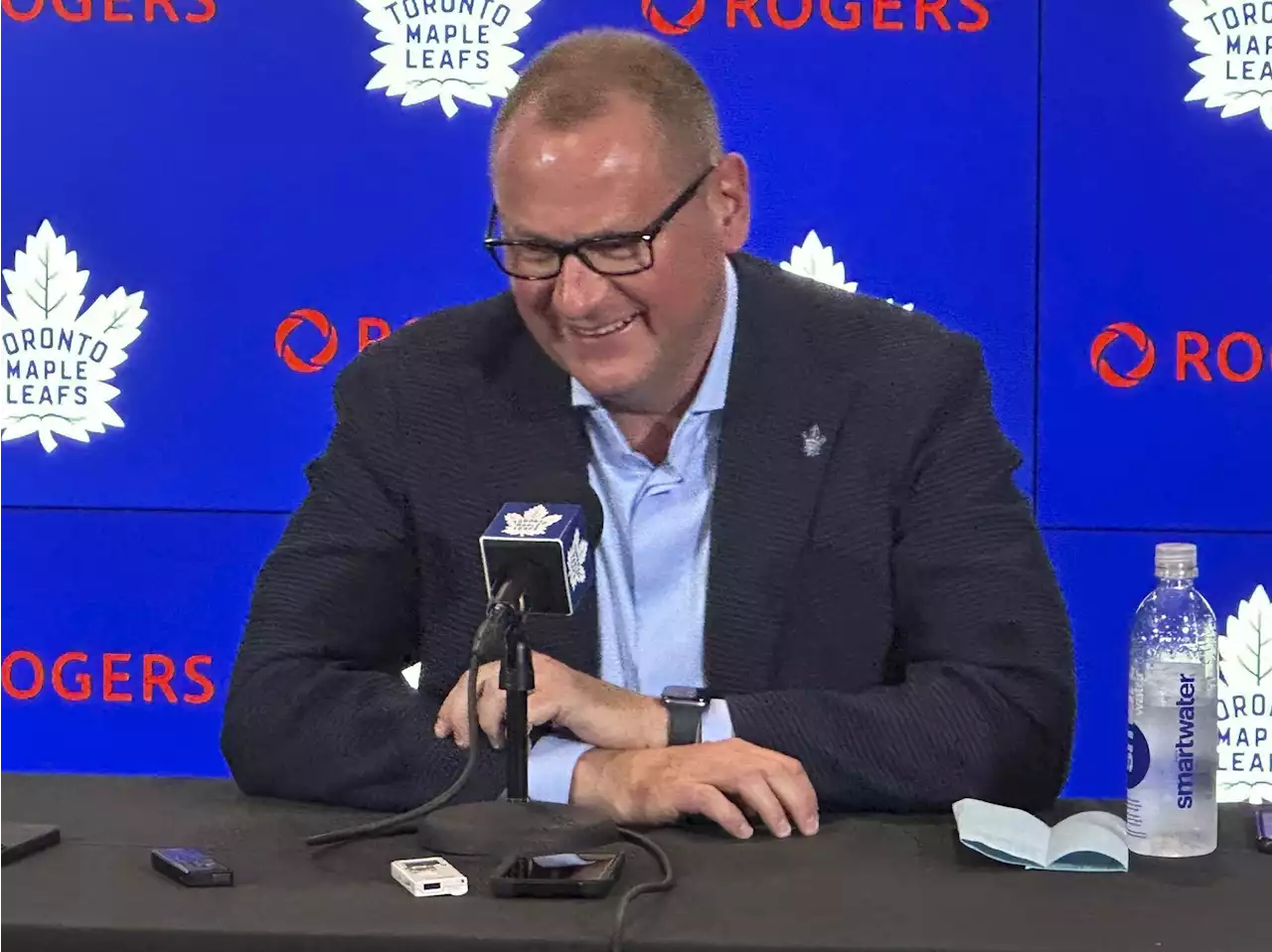 Brad Treliving leaves 'em laughing at first Maple Leafs news conference