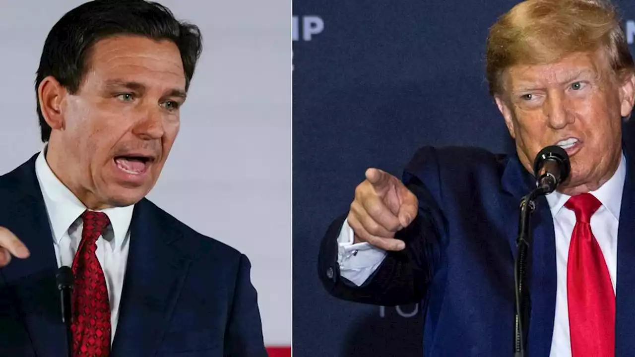 Trump, DeSantis bash each other as 2024 campaign swing begins