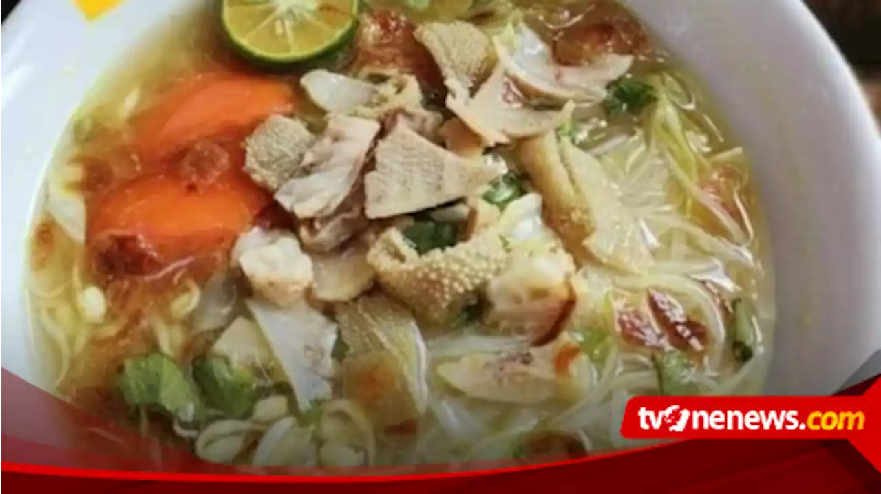 Soto Babat Serasan Sekate Kuliner Khas Wong Muba