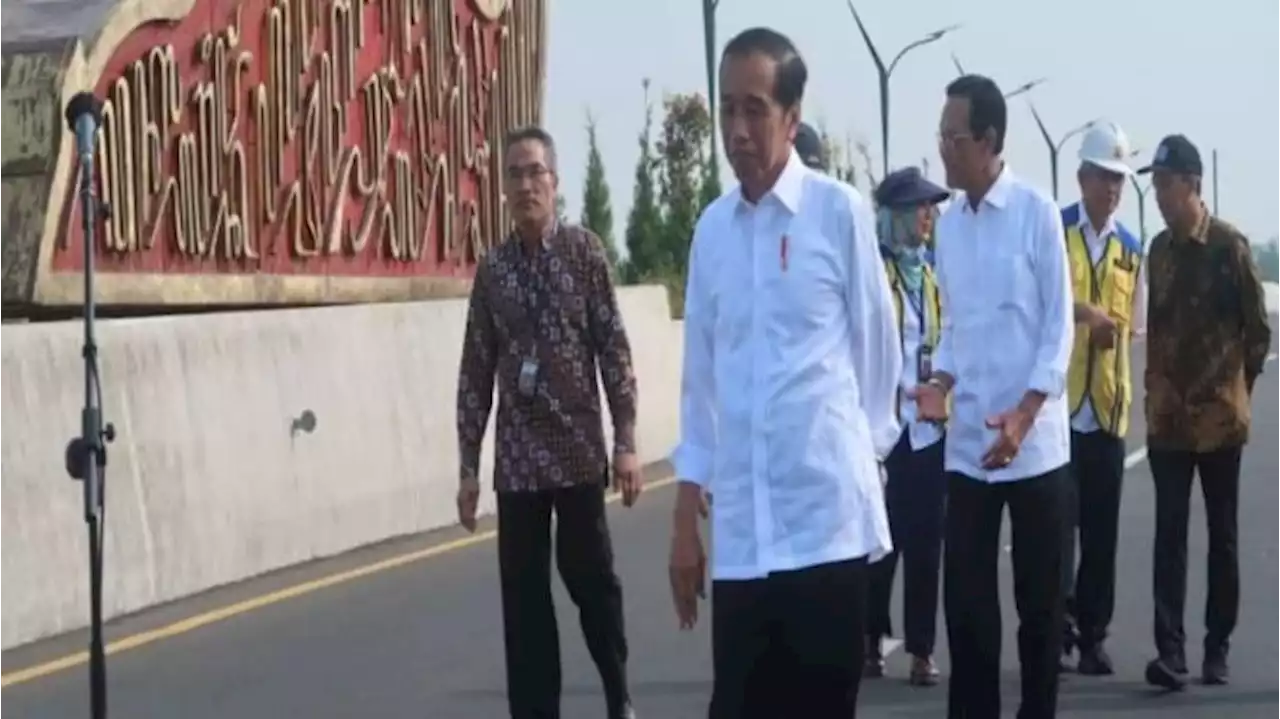 Presiden Jokowi Resmikan Jembatan Kretek II di Bantul Yogyakarta