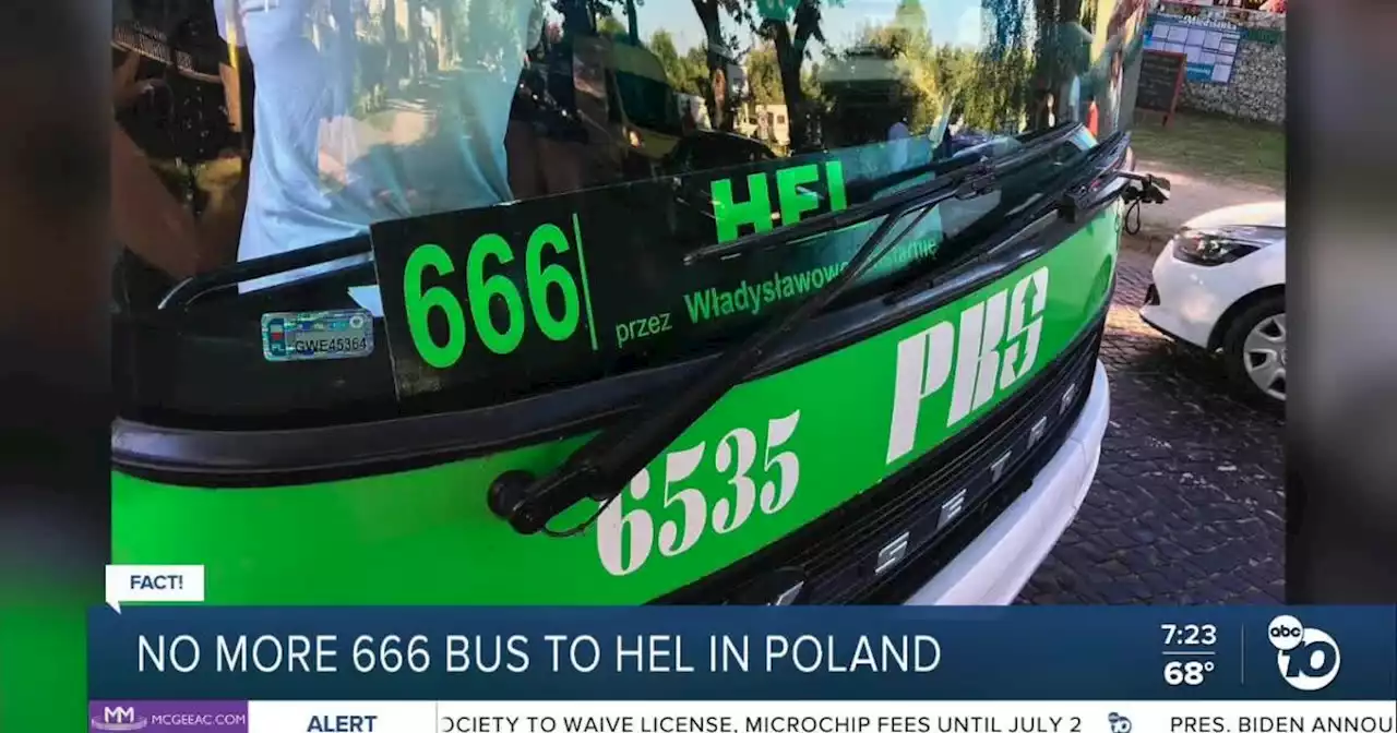 Fact or Fiction: Bus company stops '666' bus from going to Town of Hel?