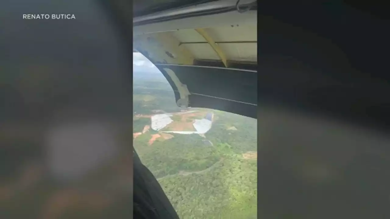 Plane makes emergency landing after door bursts open during flight over Brazil, video shows