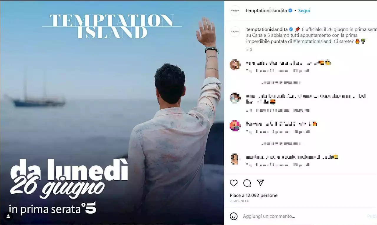 Temptation Island 2023, le coppie: quando inizia