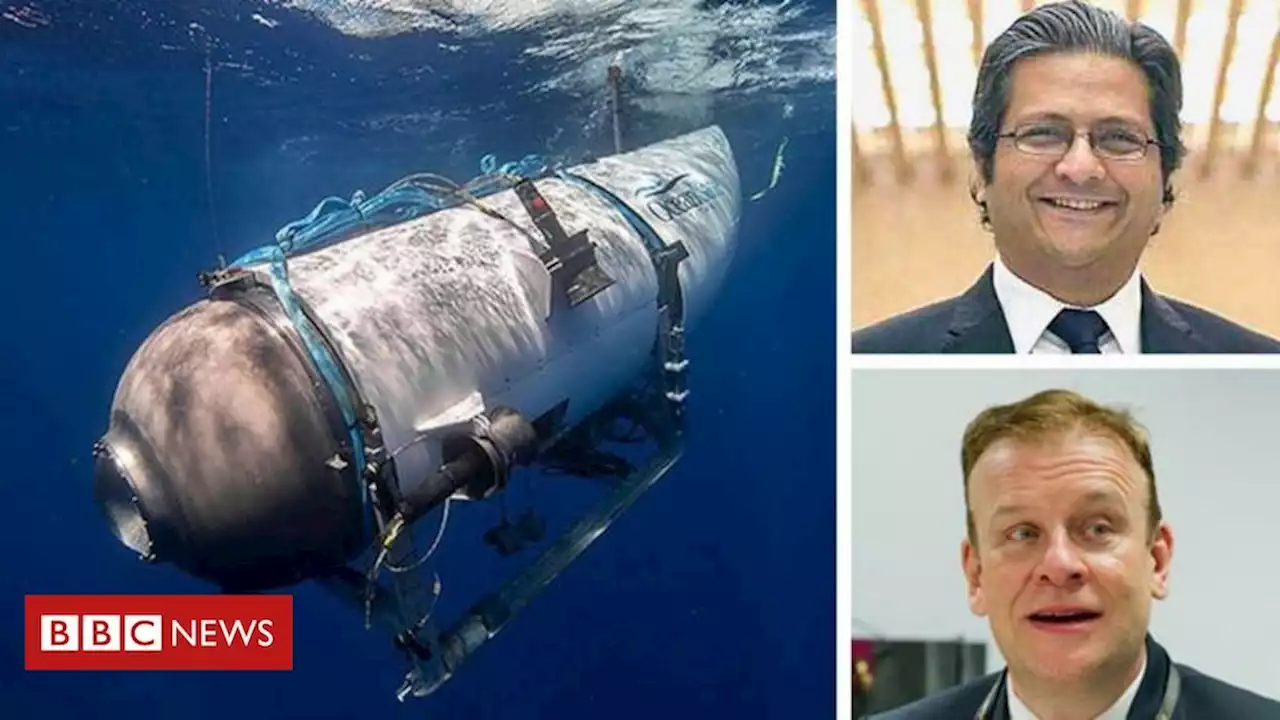 Submarino desaparecido: quem são os 5 ocupantes da expedição aos restos do Titanic - BBC News Brasil