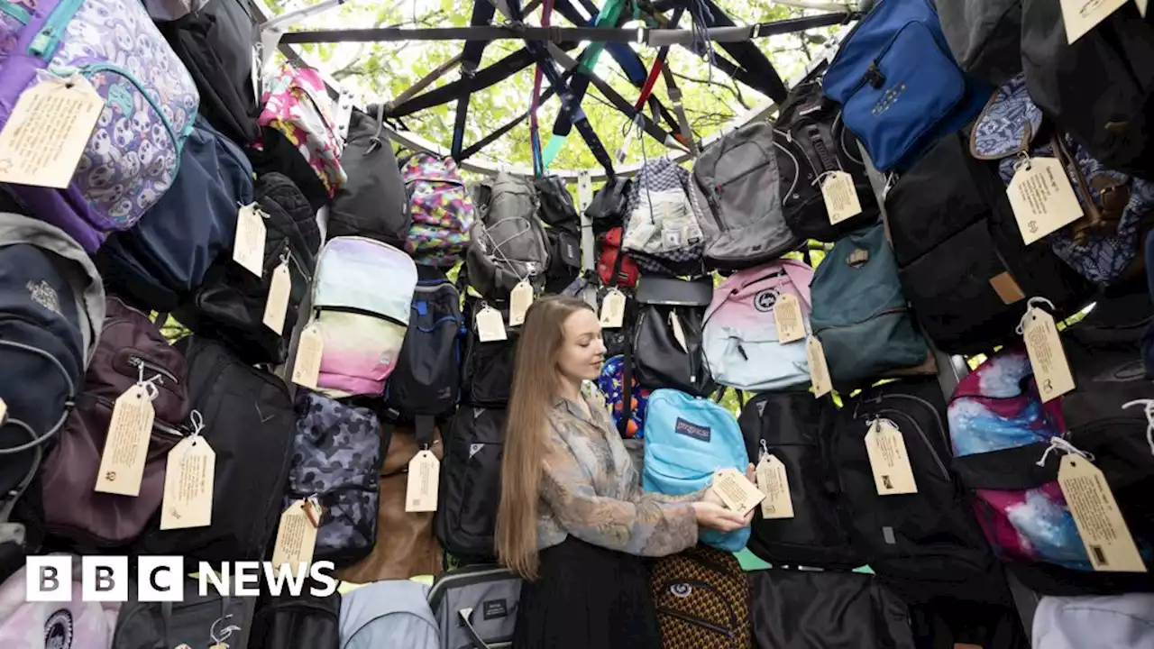 World Refugee Day: Backpack artwork unveiled