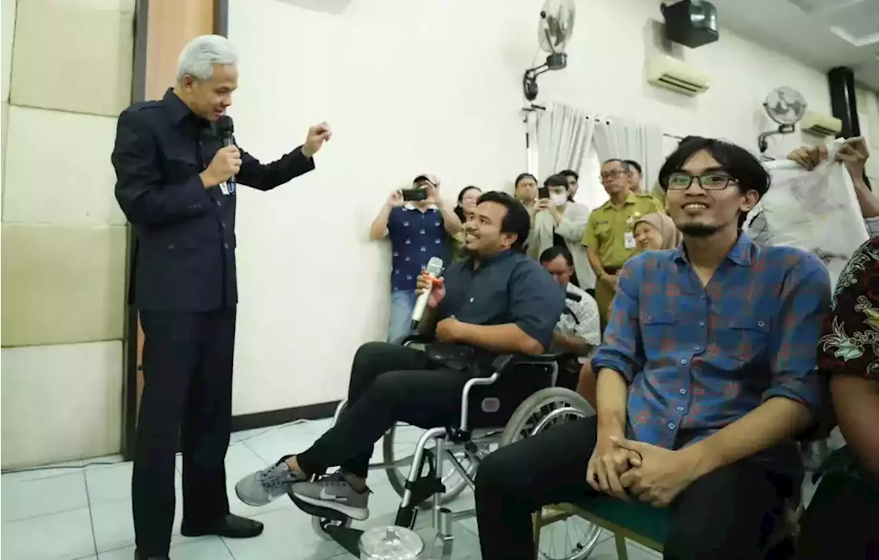 Ganjar Dukung Pemberdayaan Penyandang Disabilitas untuk Berwirausaha