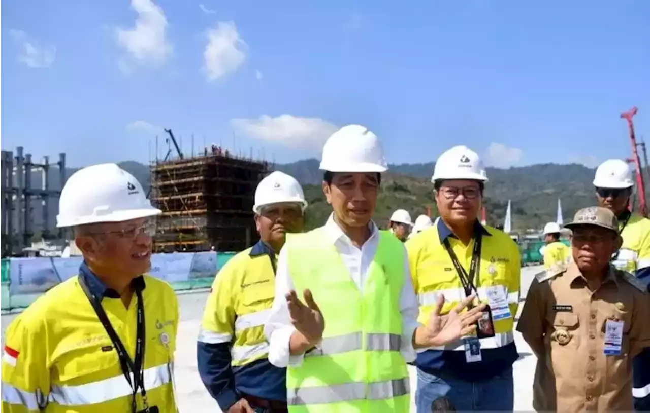 Presiden Jokowi Targetkan Smelter PT ANTM Rampung Tahun Depan