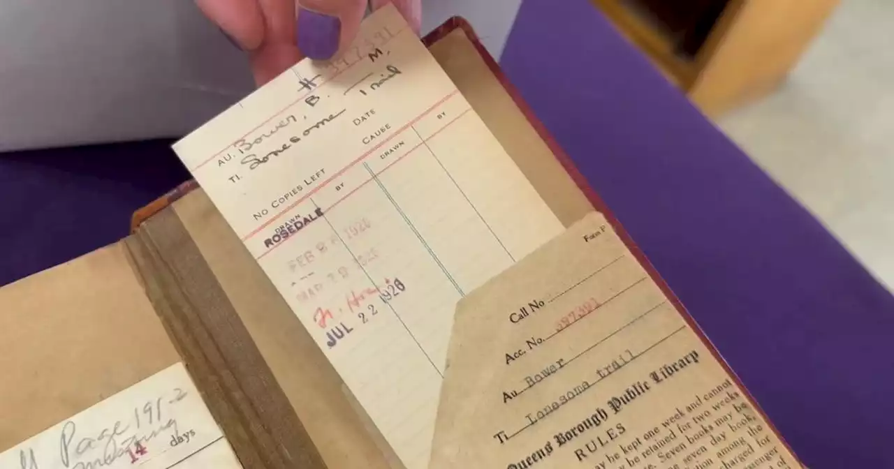 Book checked out of Queens Public Library in 1926 finally returned