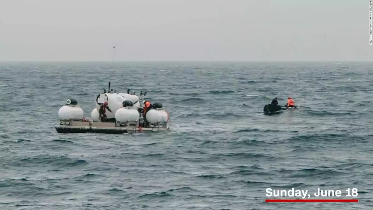 Missing sub has 'about 40 hours of breathable air left,' Coast Guard says