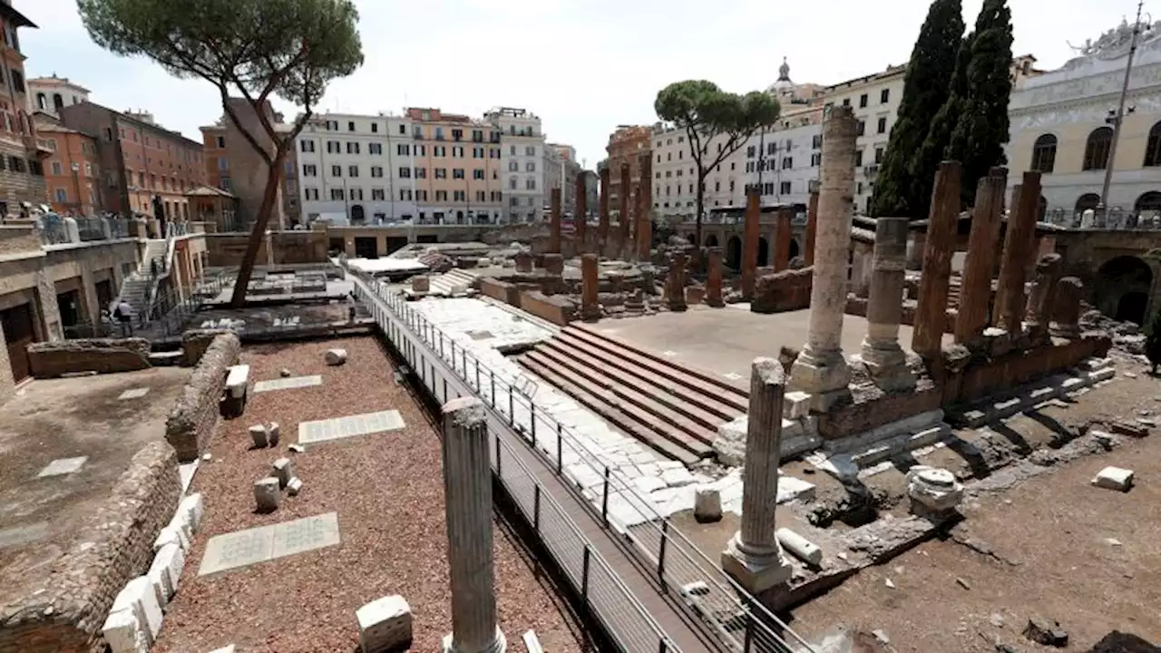 Square where Julius Caesar was killed opens to the public in Rome | CNN