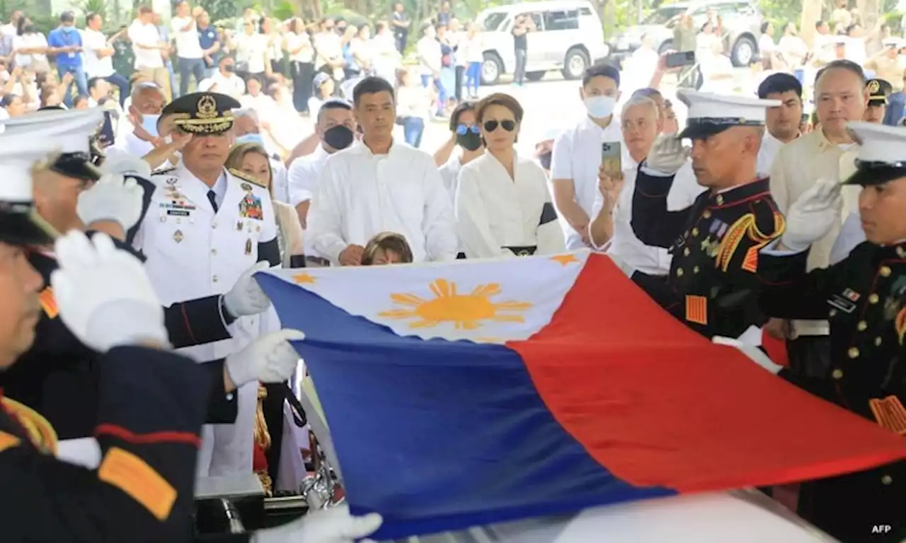 Ex-Senator Biazon laid to rest at the Libingan ng mga Bayani