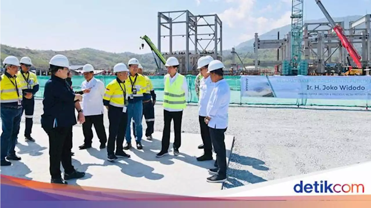 Penampakan Proyek Smelter Amman Mineral yang Dipantau Jokowi