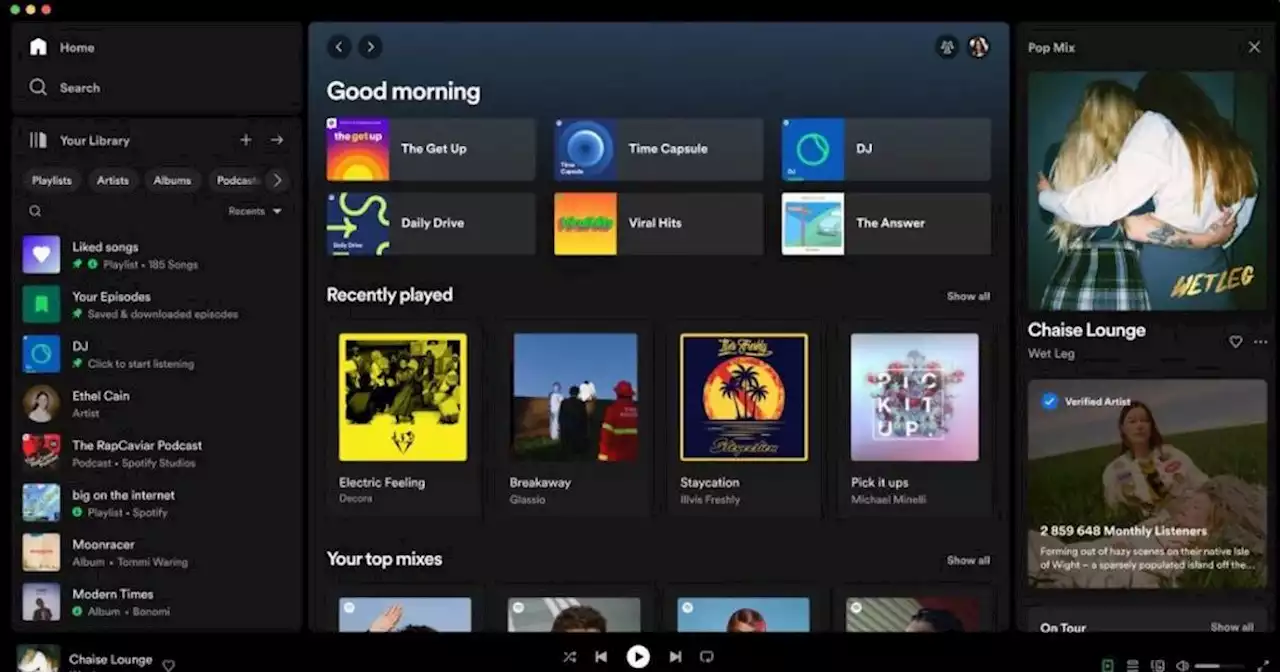 Spotify Desktop app gets a new look and upgraded library features | Engadget