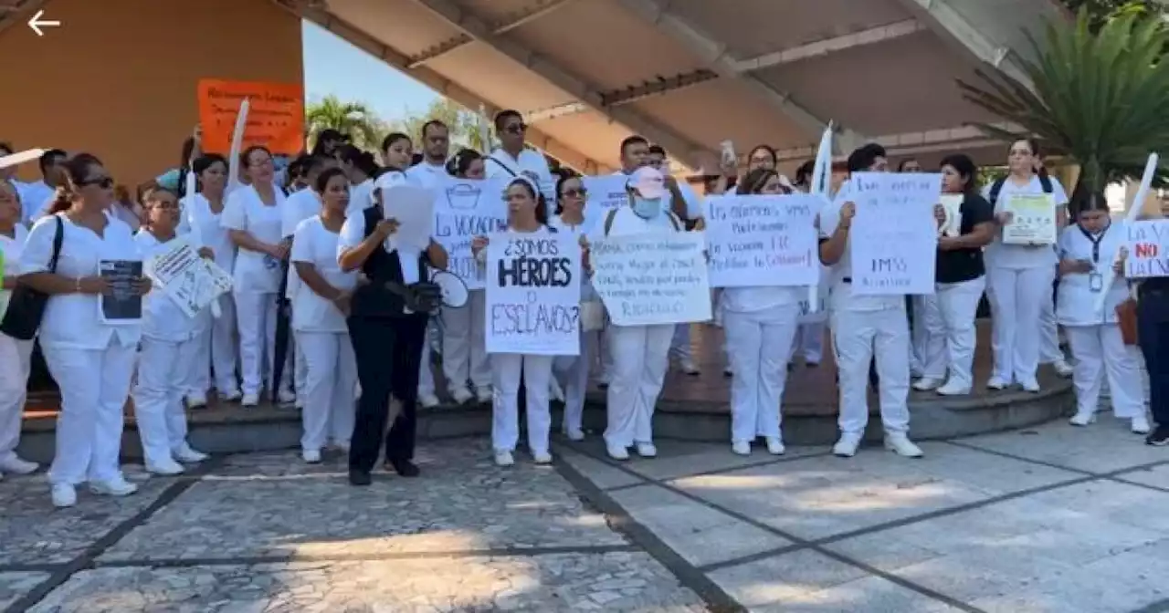 Enfermeras de IMSS-Bienestar llaman a protestar el 25 de junio por sus derechos