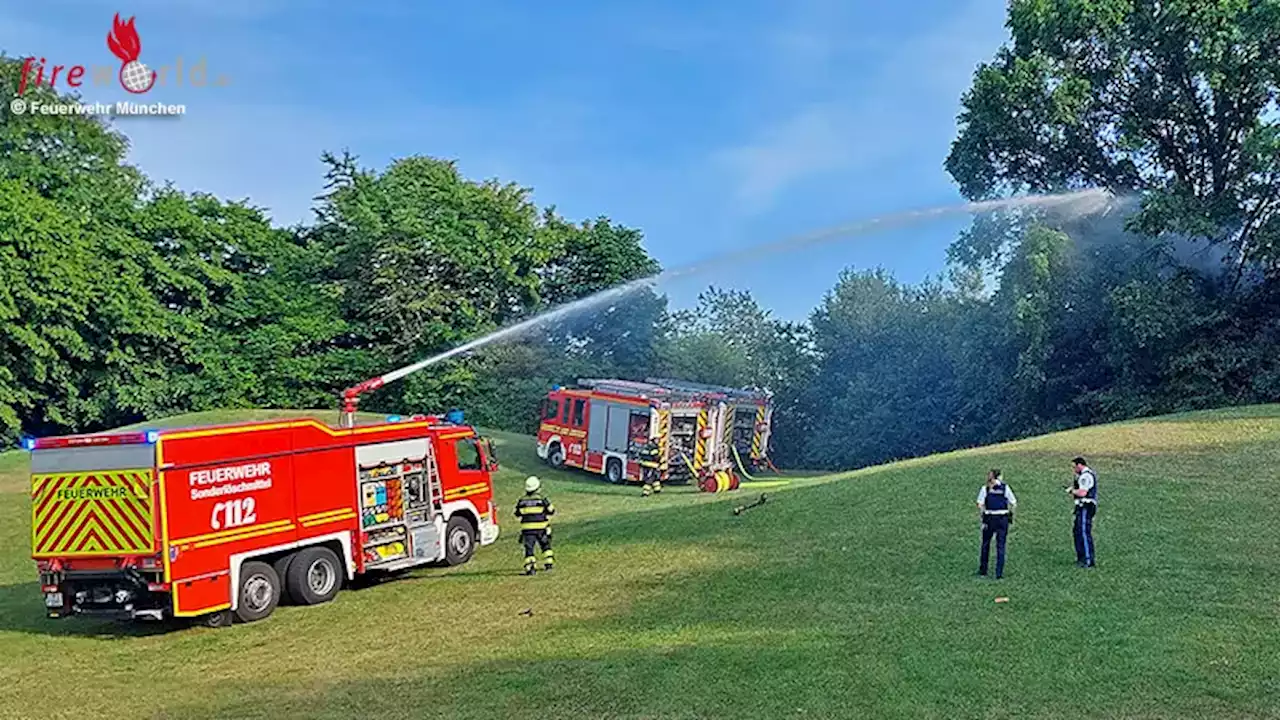 Bayern: Vegetationsbrand in München rasch den Garaus bereitet