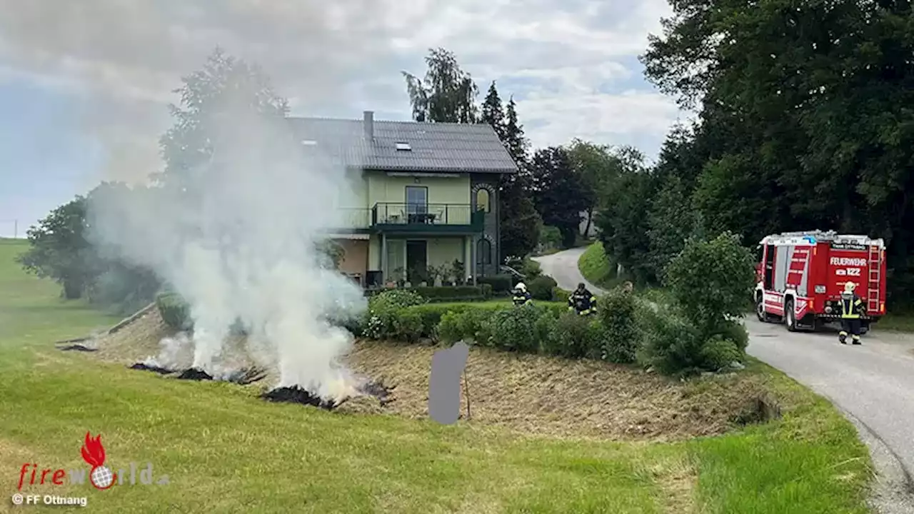 Oö: Starke Rauchentwicklung sorgt für Einsatz in Ottnang am Hausruck