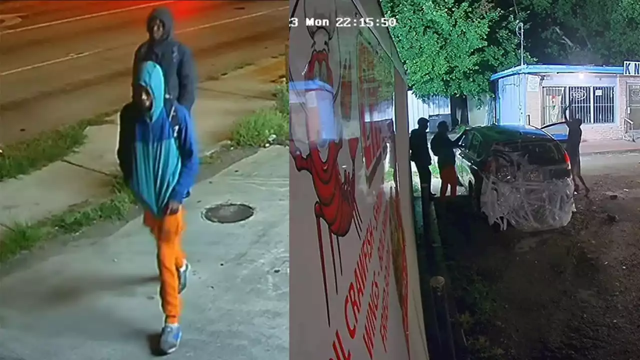 VIDEO: Suspects wanted in robbery homeless man in Houston