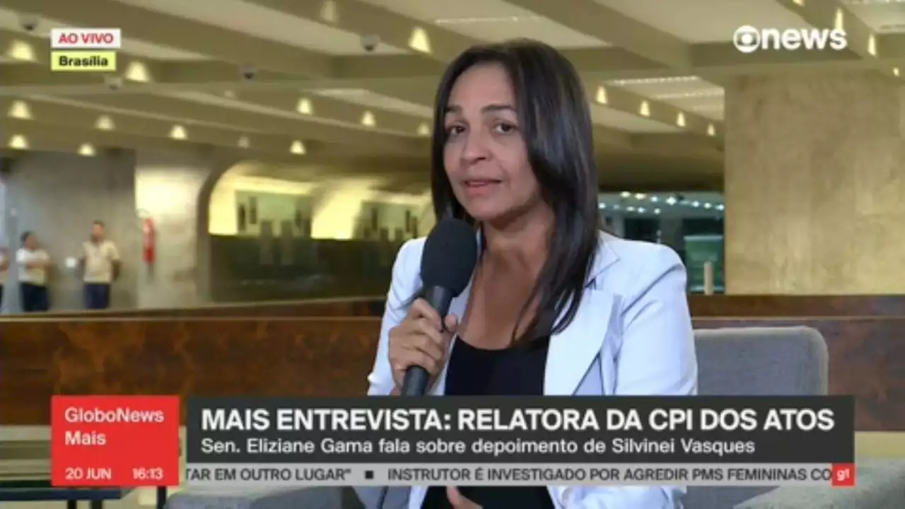 Eliziane Gama sobre bate-boca na CPI: 'Houve tentativa de tumultuar'